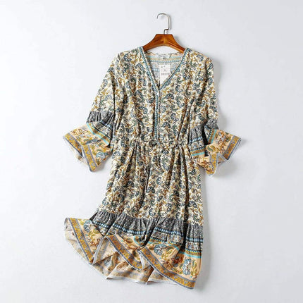 Go Getter Women's Dress in Boho Style - Wnkrs