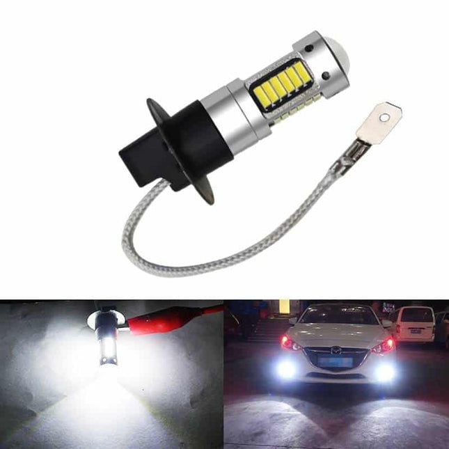 H3 LED Bulb 25W 4014 30SMD White Fog Light for Car - wnkrs