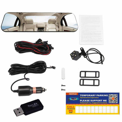 HD 1080P Dash Camera for Cars with Rear View - wnkrs