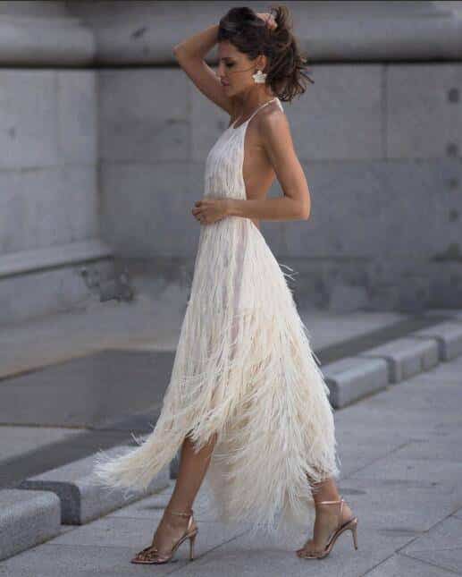 High Waist Asymmetrical Dress for Women - Wnkrs