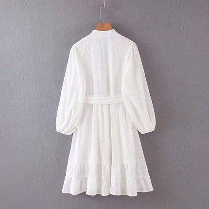 Liberty White Mini Dress for Women - Wnkrs