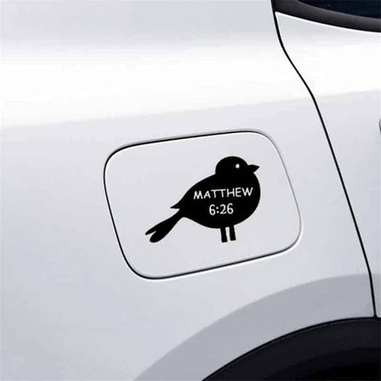 Matthew 6:26 Car Sticker - wnkrs