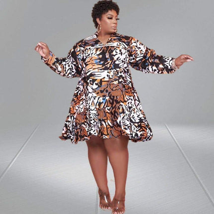 Midi Dress for Plus Size Women - Wnkrs