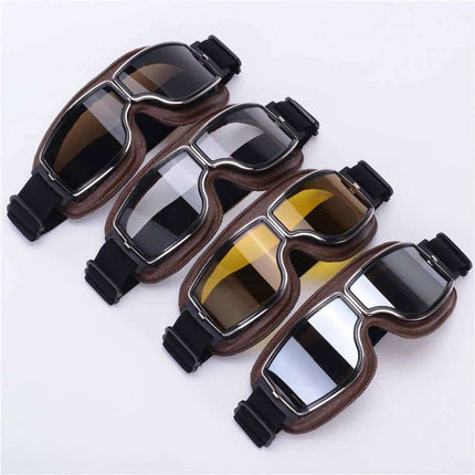 Motorcycle Vintage Retro Goggles - wnkrs