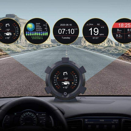 Multifunctional Speed GPS Inclinometer Car Compass - wnkrs