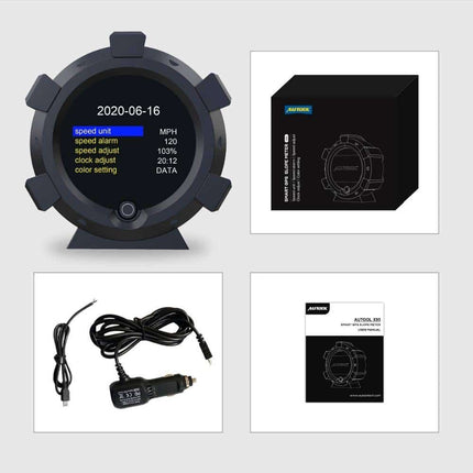 Multifunctional Speed GPS Inclinometer Car Compass - wnkrs