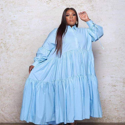 Plus Size Loose Dresses - Wnkrs