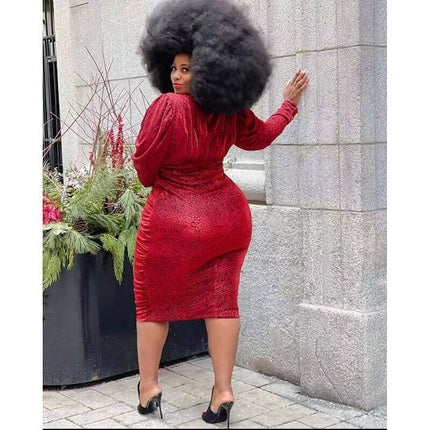 Plus Size Ruffled Dress - Wnkrs