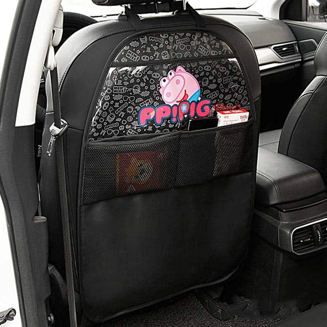 Protective Car Seat Back Cover and Organizer - wnkrs