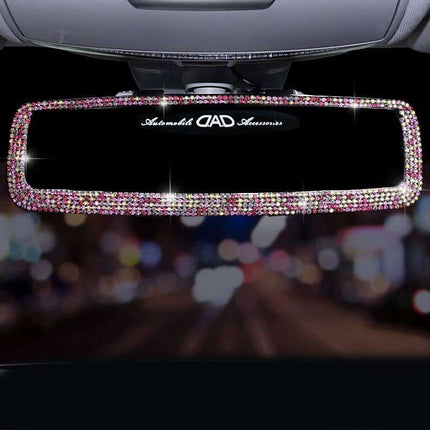 Rhinestone Car Rearview Mirror - wnkrs