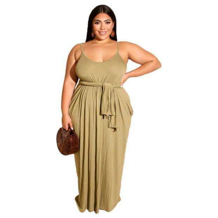 Solid Color Casual Dress - Wnkrs