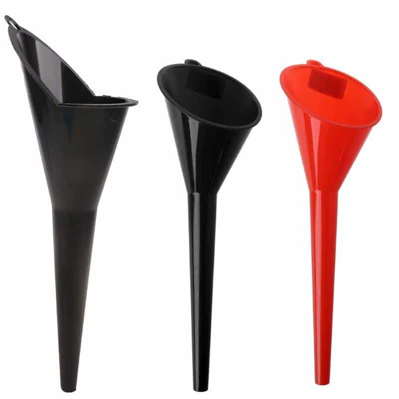 Long Neck Car Oil Funnel, 26 cm or 28 cm