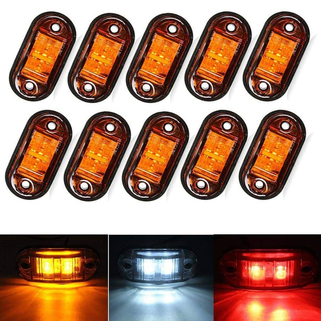 Universal Oval Trailer Side Lights Set - wnkrs