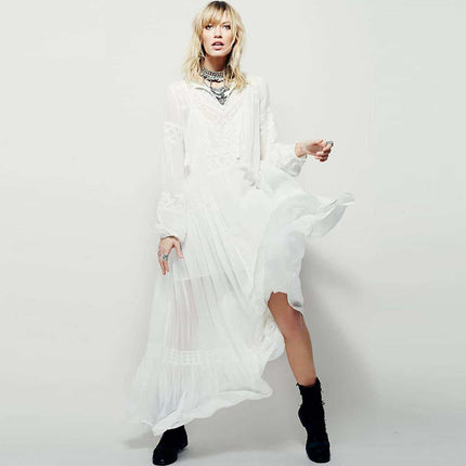 Vintage Women's Dress with Long Sleeves - Wnkrs