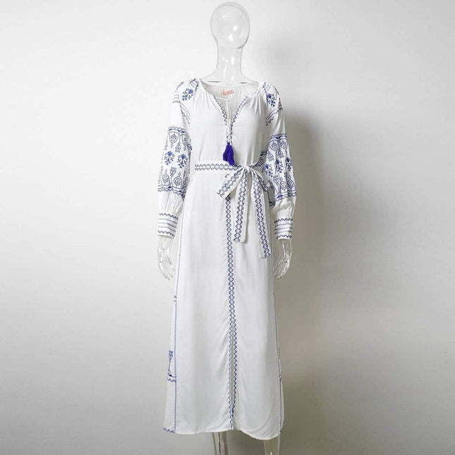White Maxi Dreaming Dress for Women - Wnkrs