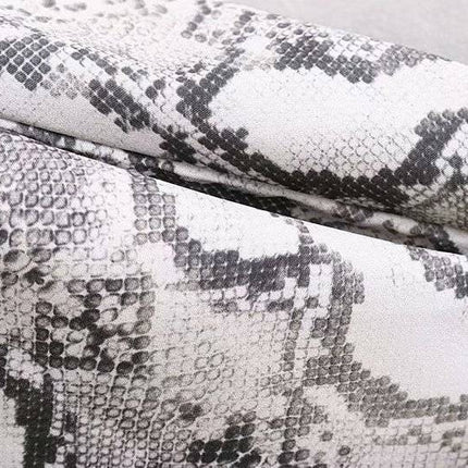 Women' Retro Snake Patterned Long Dress - Wnkrs