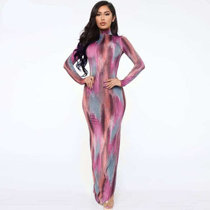 Women's Bodycon Long Sleeved Midi Dress - Wnkrs