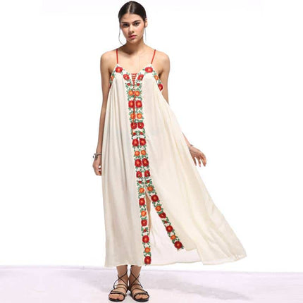 Women's Boho Maxi Cami Dress - Wnkrs