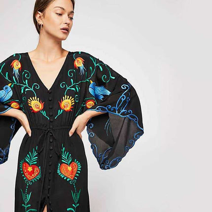 Women's Boho Style Dress - Wnkrs