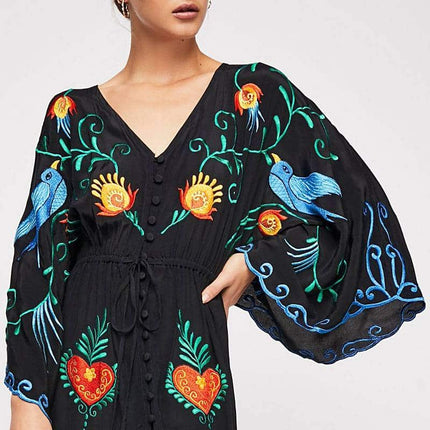 Women's Boho Style Dress - Wnkrs