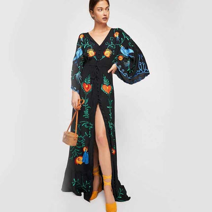 Women's Boho Style Dress - Wnkrs