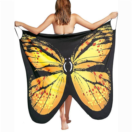Women's Butterfly Printed Beach Long Dress - Wnkrs
