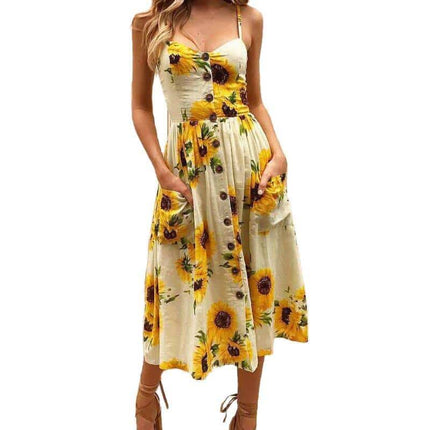 Women's Cami Floral Printed Dress - Wnkrs