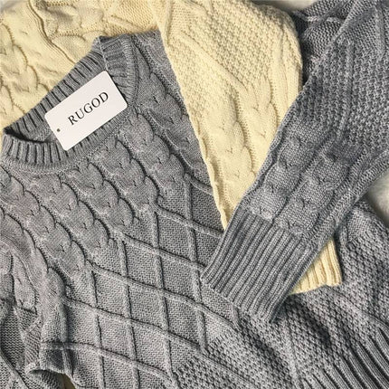 Women's Casual Warm Knitted Dress - Wnkrs