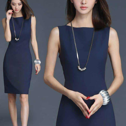 Women's Classic Office Dress - Wnkrs