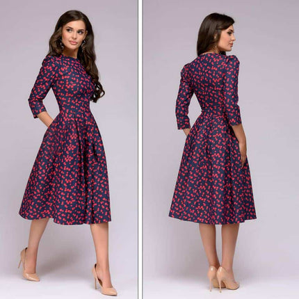 Women's Elegant A-Line Dress - wnkrs