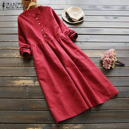Women's Embroidered Maxi Dress - Wnkrs