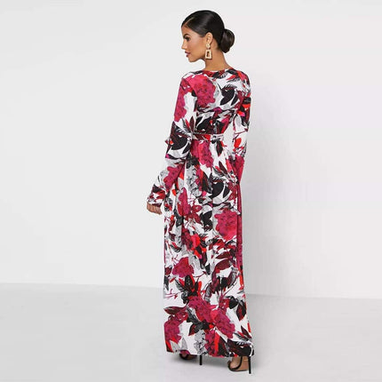 Women's Fashion V-Neck Kaftan - Wnkrs