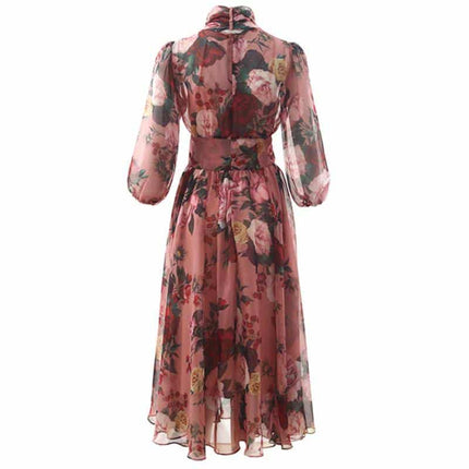 Women's Floral Printed Dress - Wnkrs
