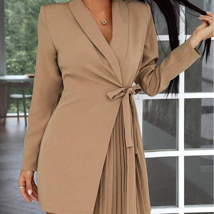 Women's Long-Sleeved Blazer Dress - Wnkrs
