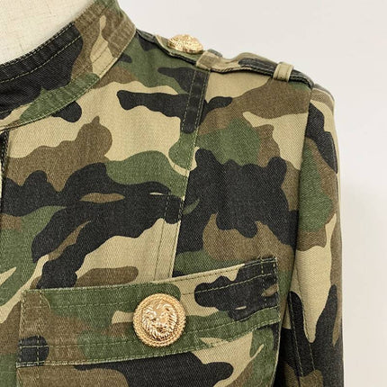 Women's Military Style Mini Dress - Wnkrs