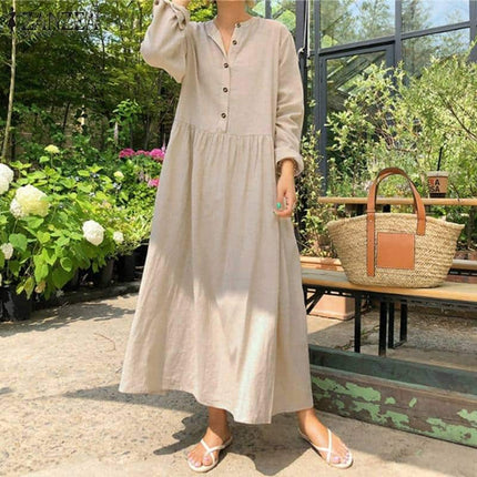 Women's Pure Cotton Maxi Dress - Wnkrs