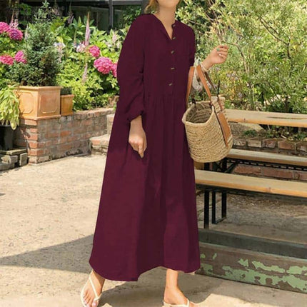 Women's Pure Cotton Maxi Dress - Wnkrs