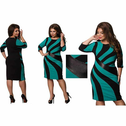 Women's Summer Patchwork Oversized Dress - Wnkrs