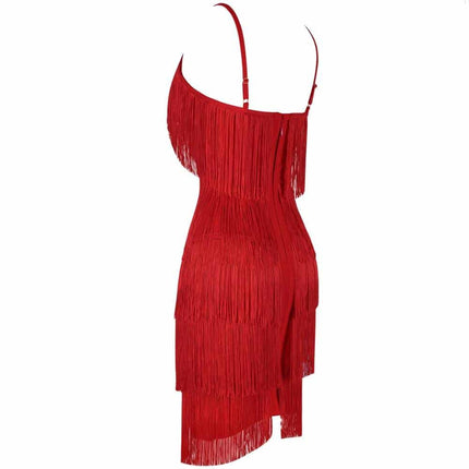 Women's Tassel Bandage Dress - Wnkrs