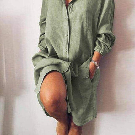 Women's V-Neck Dress - wnkrs