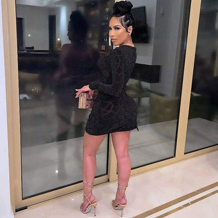 Women's Zipped Mini Dress - Wnkrs