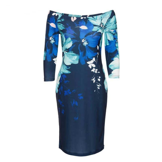 Women's Floral Printed Half Sleeved Dress - Wnkrs