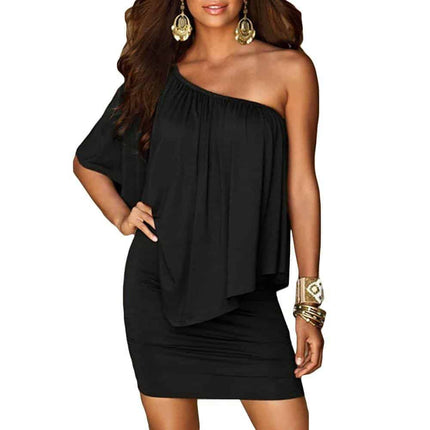 Women's Off Shoulder Mini Dress - Wnkrs
