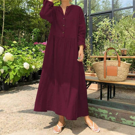 Women's Pure Cotton Maxi Dress - Wnkrs