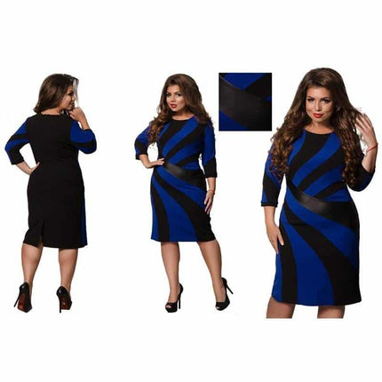 Women's Summer Patchwork Oversized Dress - Wnkrs